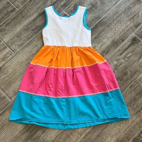 Jona Michelle Girls Dress Sleeveless Embroidered Colorful Casual Size 8 - Picture 2 of 6